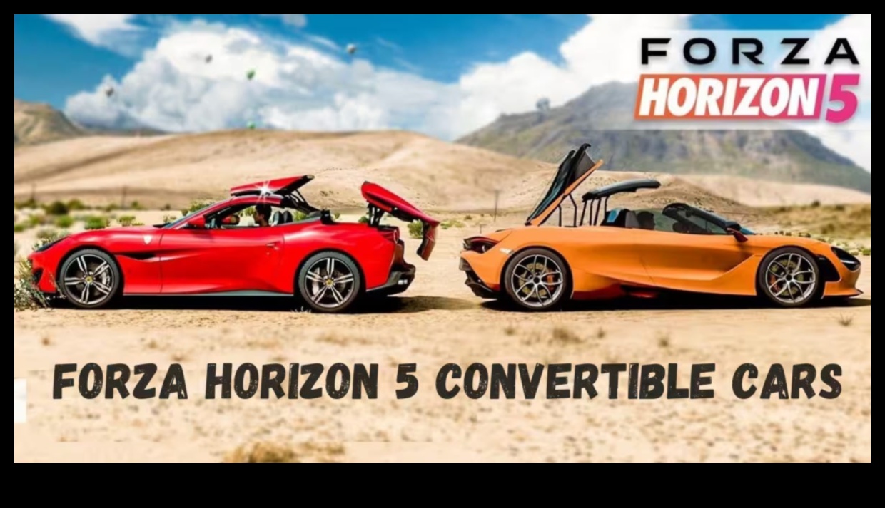 ריגושים ללא חזה: מכוניות ספורט להמרה ושמחת כבישים פתוחים